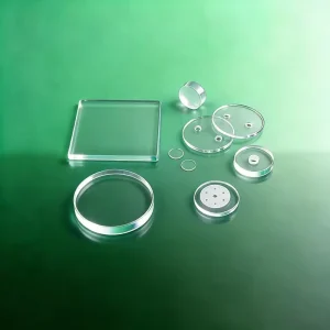 Clear High Purity Natural Fused Quartz Glass Plate Large Size Transparent Optics Application Welding Service