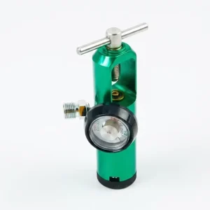 Click Style Oxygen Regulator Compatible CGA870 Cylinders with Dual Check Valves Precise Adjustable Flow Control for Medical Use