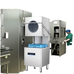 Commercial Stainless Steel Dishwasher Machine Free Standing Kitchen Dishwashing Sterilizer with Pump Motor