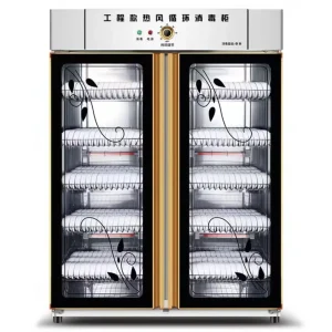 Commercial Stainless Steel Double Door Large Capacity Disinfection Cabinet