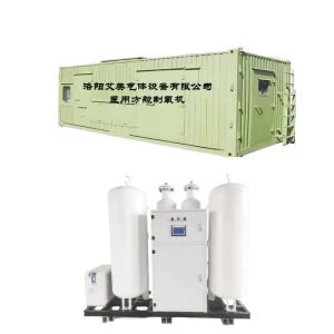 Containerized Medical Oxygen Generator for Mobile Medical Station