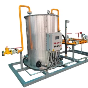 Cryogenic Liquid Oxygen Vaporizer Water Bath Type 100-800Nm³/h Medical Grade Oil-Free Construction Hospital Central Gas Pipeline
