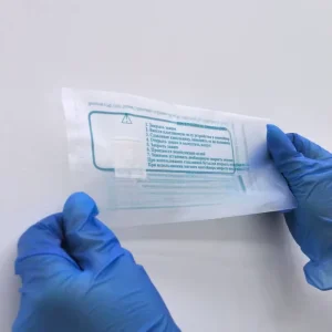Custom High Bactaria Resistant Sticker Sterilization Paper Pouch and High Quality PE Film for Woman Surgical Tools
