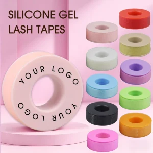 Custom Logo Lash Tape Non Woven Eyelash Extensions Breathable No Pulling Sensation Vegan Crisscross Sensitive Tapes