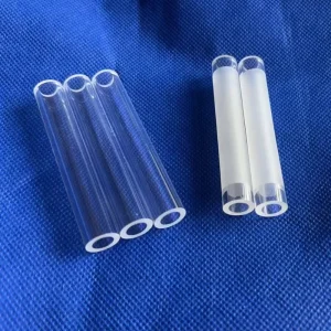Custom Shaped High Temperature Resistant Twin Tube Quartz Glass 99.99% Pure Ozone Free Welding Cutting Furnace Test Instrument
