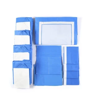 Custom Surgery Disposable Nonwoven Surgical Kit Laparotomy Drape Kit Pack Surgical Gown