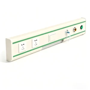 Customizable Hospital Bedside Equipment Rail with O2 Vacuum Air Terminals