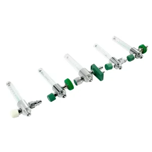 Customizable Hospital Medical Oxygen Flowmeter with Humidifier Price Regulator Gas Medium OEM Support