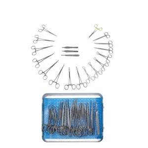 Customization Factory Supply Pet Veterinary Medical Surgical Kit Soft Tissue Instrument Set for Animal Surgery