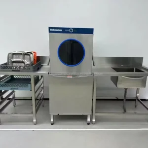 Customized Commercial Kitchen Dishwasher with Sterilization Feature Lid Opening Design for Cup and Dish Washing