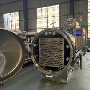 Customized Food Sterilization Equipment High Pressure Water Spray Retort Autoclave Machine for Canning Food
