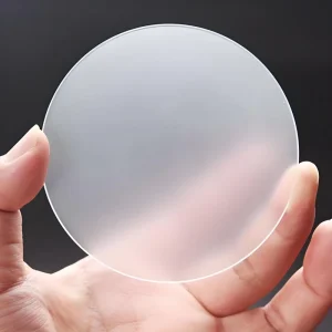 Customized Fused Silica Glass Laser Focusing Protective Lens for CO2 Laser Welding Machine Outdoor Kitchen Use