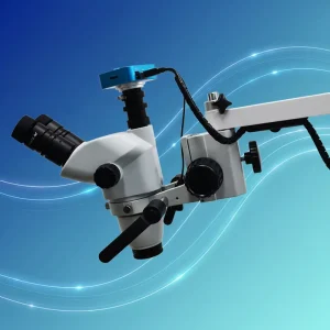 Dental Endodontic Microscope Camera 2.5 25x Magnification Electric Powered CE Certified 1 Year Warranty for Dental