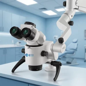 Dental Endodontic Microscope with Camera 2.5-25x Magnification Surgical Microscope Dental Chair Clip Operating Microscope