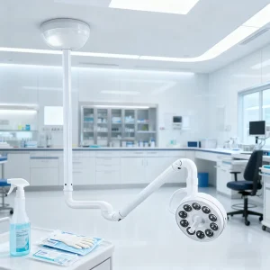 Dental Equipment Ceiling mounted Led Surgical Exam Light Dental Shadowless Lamp With Operating Light Arm