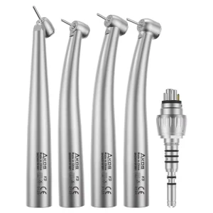 Dental Factory Dental High Speed Handpiece Led Turbine Fiber Optic Handpiece with Coupler