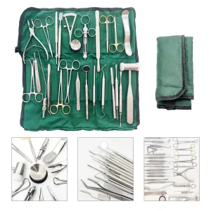 Dental Implant Kit 26Pcs Set CE Certified Class I Oral Surgical Instrument Set Dentist Surgical Tools Bag