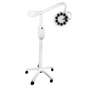 Dental LED Electric Mobile Floor Standing Lamp Sensor Cold Light Shadowless Surgical Examination Oral Clinic Medical Beauty