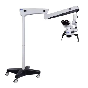 Dental Surgical Microscope 1080P HD Camera 3.2 20X Magnification Portable Metal Electricity Powered