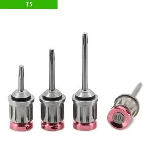 Dental T5 Implant Screwdriver for Nobel Manual Wrench Driver Long Short Surgical Repair Tool Stainless Steel Hospital Use
