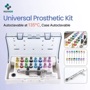 Dental Universal Implant Instrument Dental Surgery Implant Prosthetic Kit Prosthetic Restoration Hand Torque Screw Driver Kit