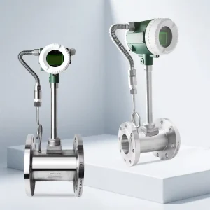 Digital Intelligent Vortex Flowmeter Flange Threaded Remote Liquid Gas Steam 4 20mA RS485 Communication OEM 304 Stainless Steel