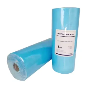 Disposable Dental Clinician’s Bib Roll 80-Sheet Poly Medical Apron with Tie for Patient Convenient Dental Consumables