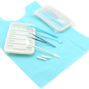 Disposable Dental Implant Surgical Kit with Plastic & Steel Instruments Manual Use for Dental Clinic