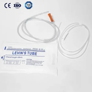 Disposable PVC Levin’s Surgical Tube EO Gas Sterile Medical Consumables Class I F4 F22 Size CE ISO 13485 TUV Certified