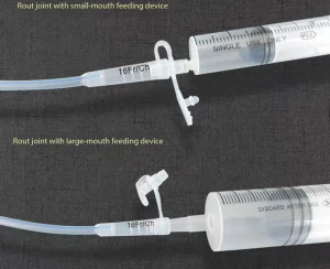 Disposable Silicone Double Lumen 6Fr-24Fr Gastric Tube Far Infrared Disinfecting Class II Clinical Daily Nursing Safe Reliable