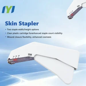 Disposable Skin Stapler to Seal a Skin Wound Sterile Disposable Skin Stitching Stapler 35w with Remover