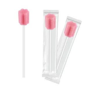 Disposable Soft Bristle Medical Oral Surgical Sponge Brush Cotton Swab for Home Use Oral Care Consumables