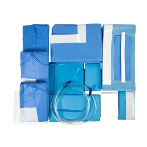 Disposable Sterile Surgical Packs Universal Sterile Cesarean Section Kit Surgery Drape Medical Consumables