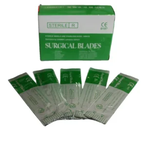 Disposable Sterile Surgical Scalpel Blade Manual Stainless Steel Blades for Hospital Use