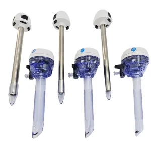 Disposable Surgical Blade Trocar Needle with Sleeve for Laparoscopic Surgery at Factory Price 5 10 12 15mm