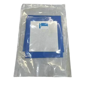 Disposable Surgical Ophthalmic Drapes Eye Surgical Aperture Drapes With Fluid Collection Pouches Customized Medical Consumables