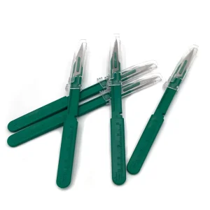Distinctive Manual Power Source Stainless Steel Surgery Sterilized and Lockable Handle Operating Retractable Scalpel Blade