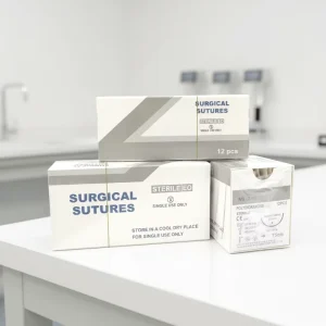 Dog Surgical Suture Needles Circular Plastic Dental Sutures CE Certified Class II Medical Consumables