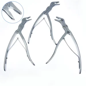 Double Action Bone Rongeurs Stainless Steel Double Joint Bone Osseous Rongeur Forceps Orthopedics Instruments