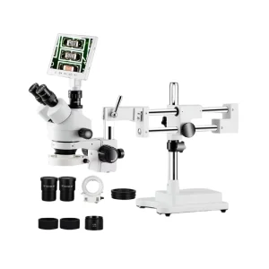 Double Arm Microscope Universal Stand Stereo Zoom Microscope for Surgical Practice