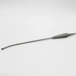 Double Bend Cylindrical Handle High Suction Irrigate Rod Reusable Minimally Invasive Surgical Instrument Manual Power Clamp