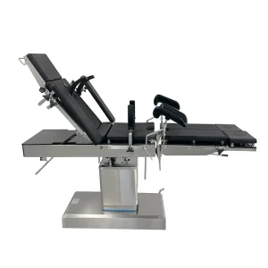 Double Tabletops Polyurethane Mattress Electric Orthopaedic C-arm Operating Theater Bed WIth Battery