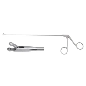 ENT Instruments Micro Larynx Grasping Forceps Bowl Shaped Mouth