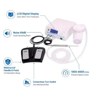 ENT Surgery Surgical Suction Cutter Hand Piece Manual Electric Nasal Shaver System Drill Blade Stainless Steel CE Certified