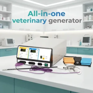 EURVET Veterinary Hospital High-frequency Vessel Sealing Machine Bipolar 100W Electrosurgical Unit Cautery Machine