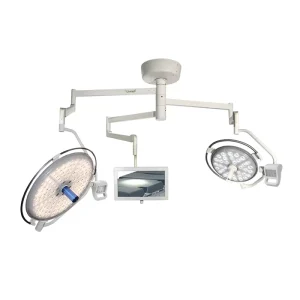 Electric Double-Head LED OT Light Surgical Shadowless Operating Lamp with Powerful Lighting Source