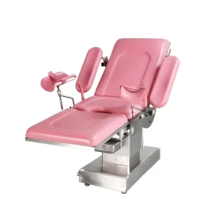 Electric Gynecological Examination Bed Adjustable Obstetric Chair with Stirrups CE Certified