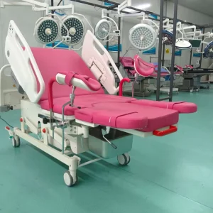 Electric Gynecological Surgical Table Obstetric Delivery Bed Adjustable Backrest Trendelenburg Hydraulic Lift 200kg