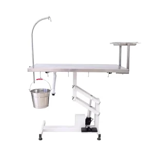 Electric Lift Veterinary Surgical Table for Veterinary Clinic 304 Stainless Steel 100kg Capacity CE ROHS FCC Certified 1