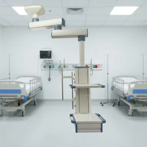 Electric Medical Pendant Monitor Bracket for ICU General Ward Ceiling Mounted with Gas Supply